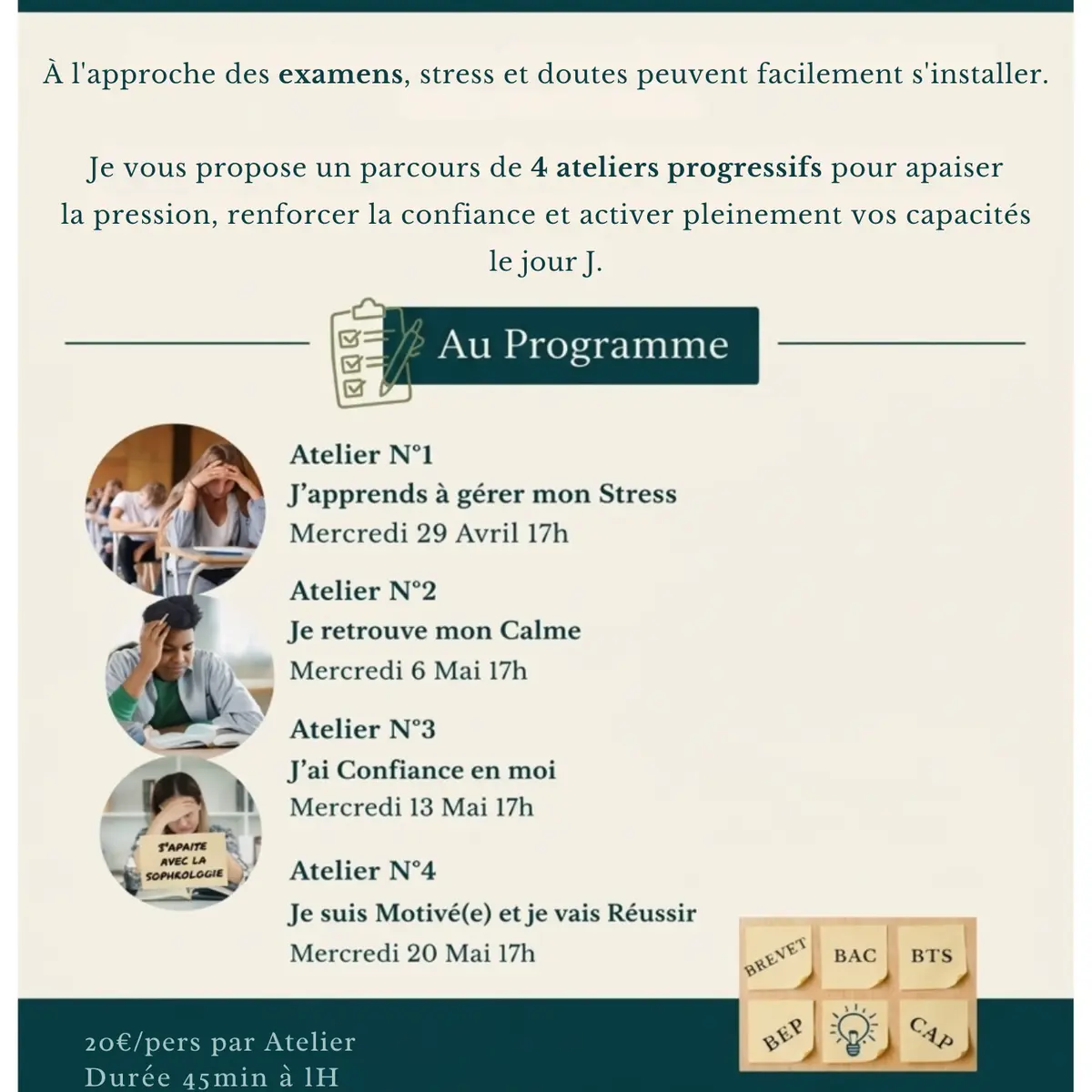 Ateliers Préparation aux Examens 2026