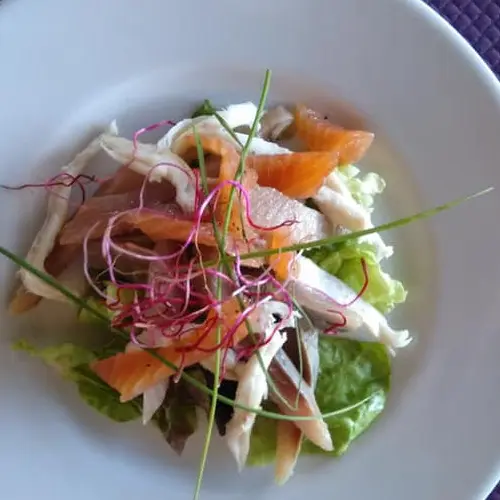 L'anthonat plat 2 restaurant Notre Dame de Gravenchon Port Jérôme sur Seine M. et Mme LECROQ Caux Seine Tourisme