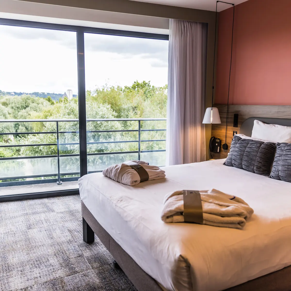 Novotel Suites Rouen - Chambre double vue seine