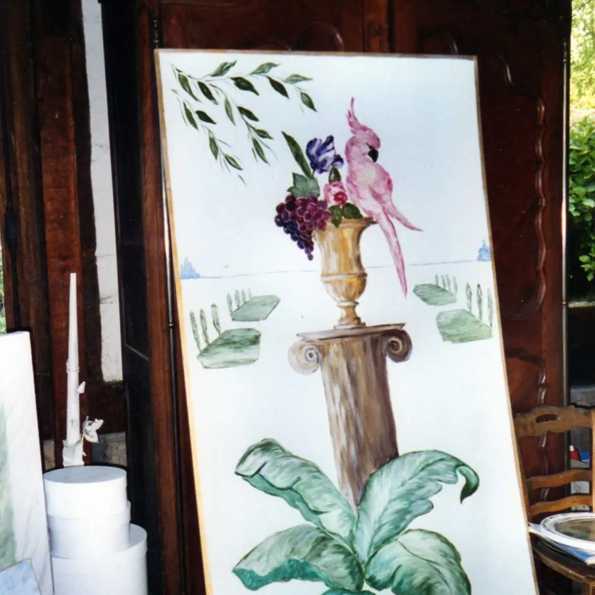 Peinture réalisée par Maryvonne Burel