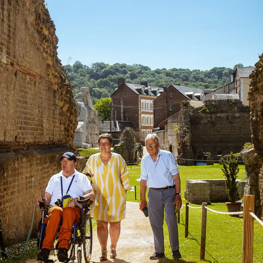 Théâtre Gallo Romain de Lillebonne vue 3 Caux Seine Normandie Tourisme