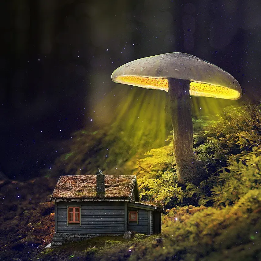 mushroom-house