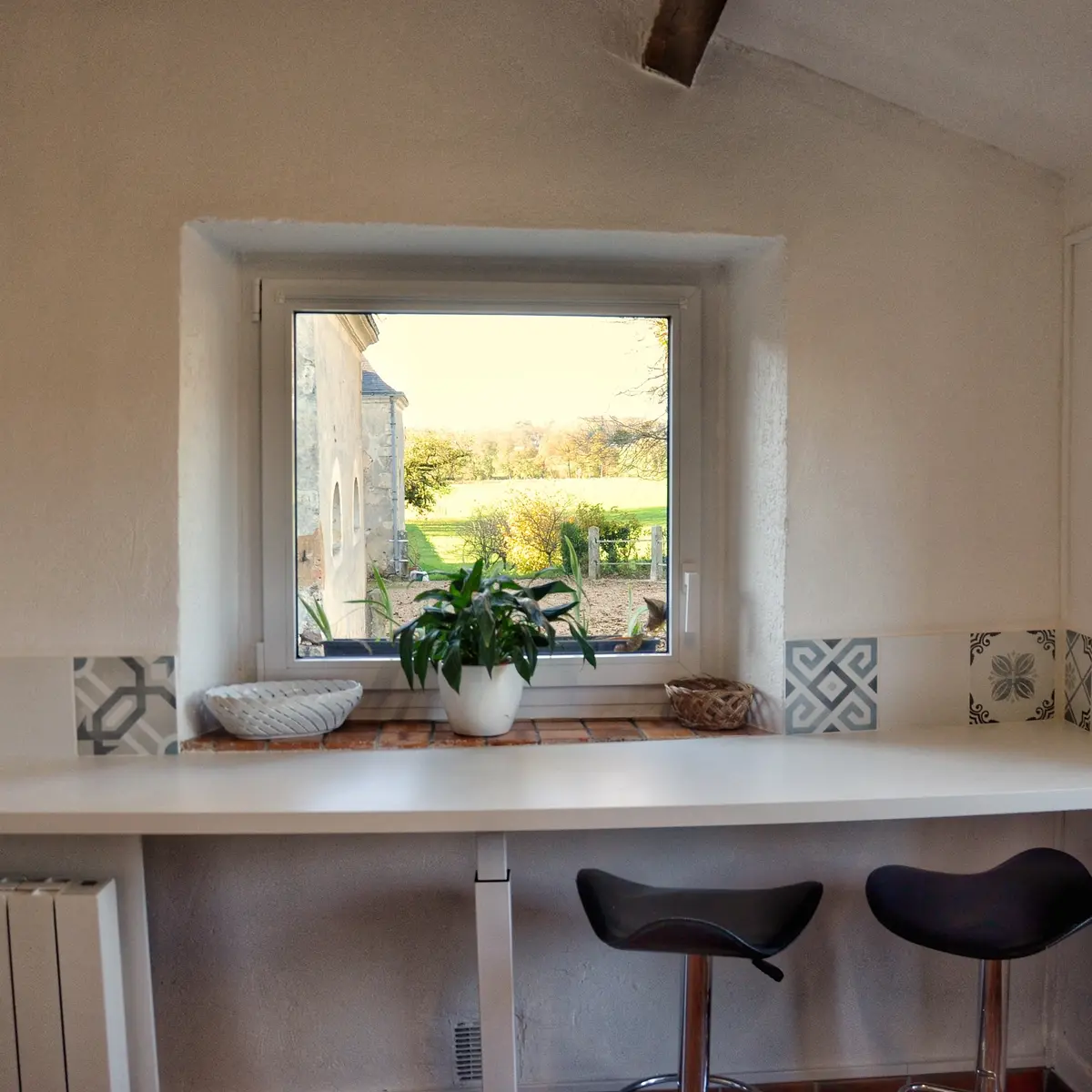 Vue sur extérieur - cuisine