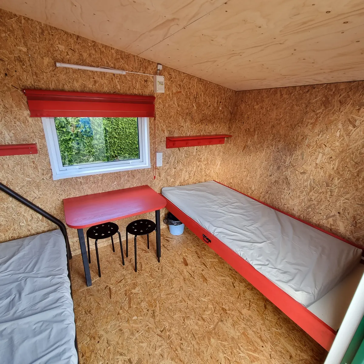 Cabane randonnuer au Camping du Sans Souci - Fresnay-sur-Sarthe - intérieur