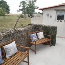 terrasse l'oiseau bleu - Bazoges en Pareds - 85