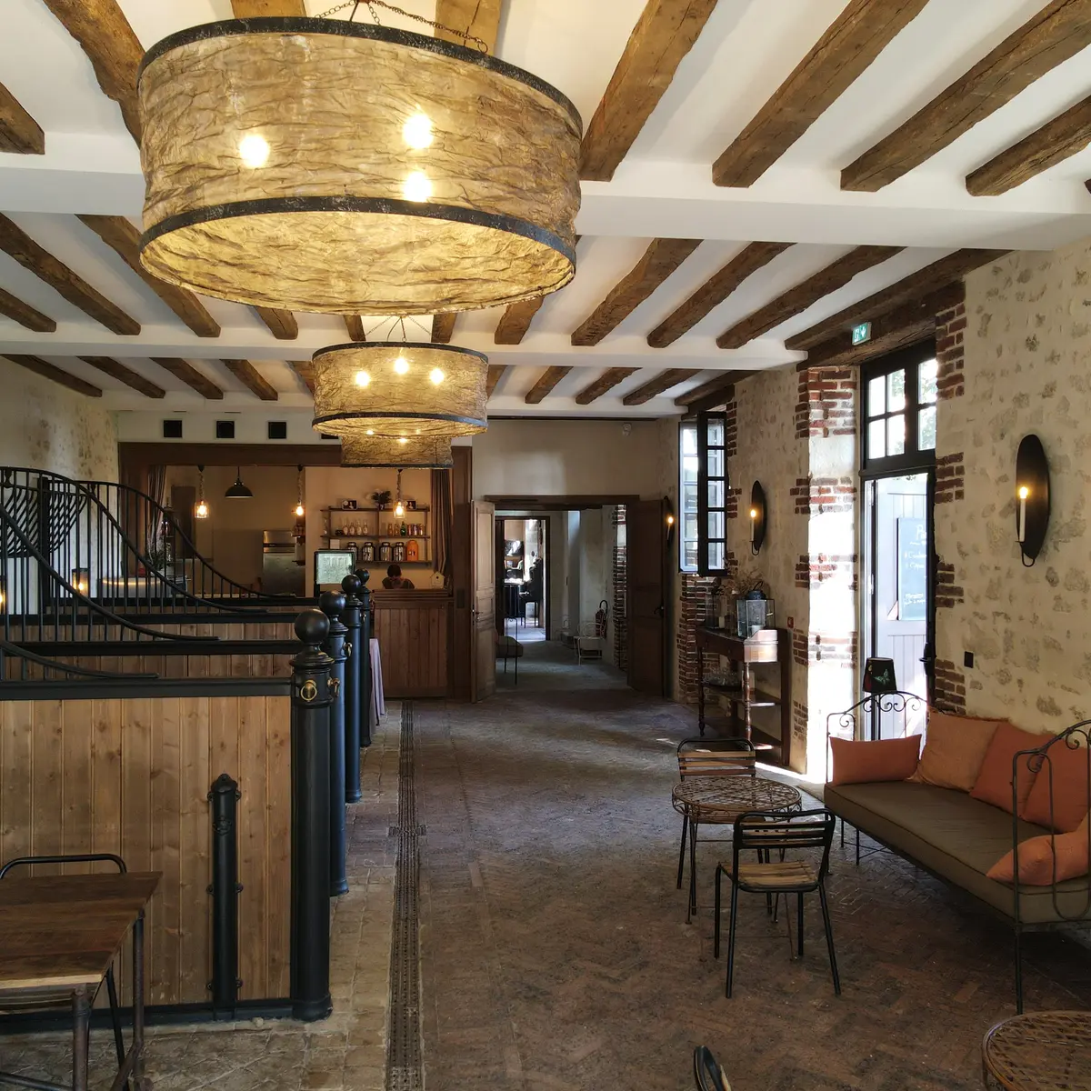 Intérieur du salon de thé