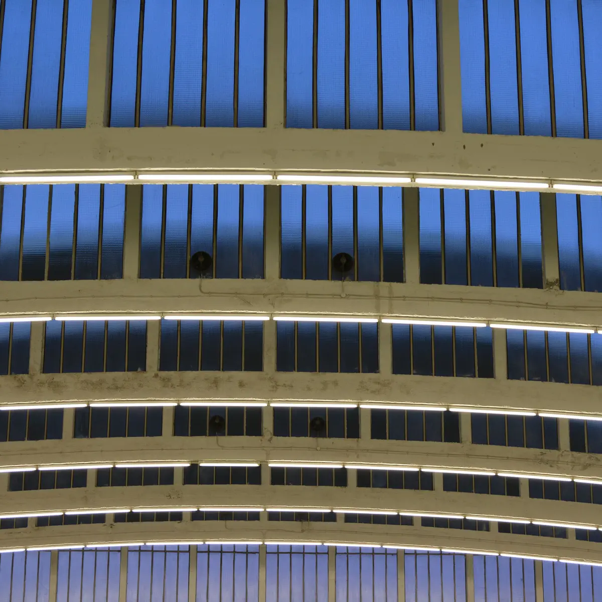 Sheds vitrés des halles de Saint-Nazaire