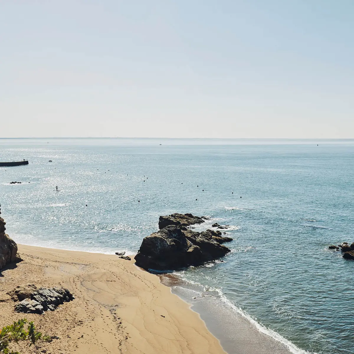 Plage de Saint-Eugène, une petite crique à Saint-Nazaire