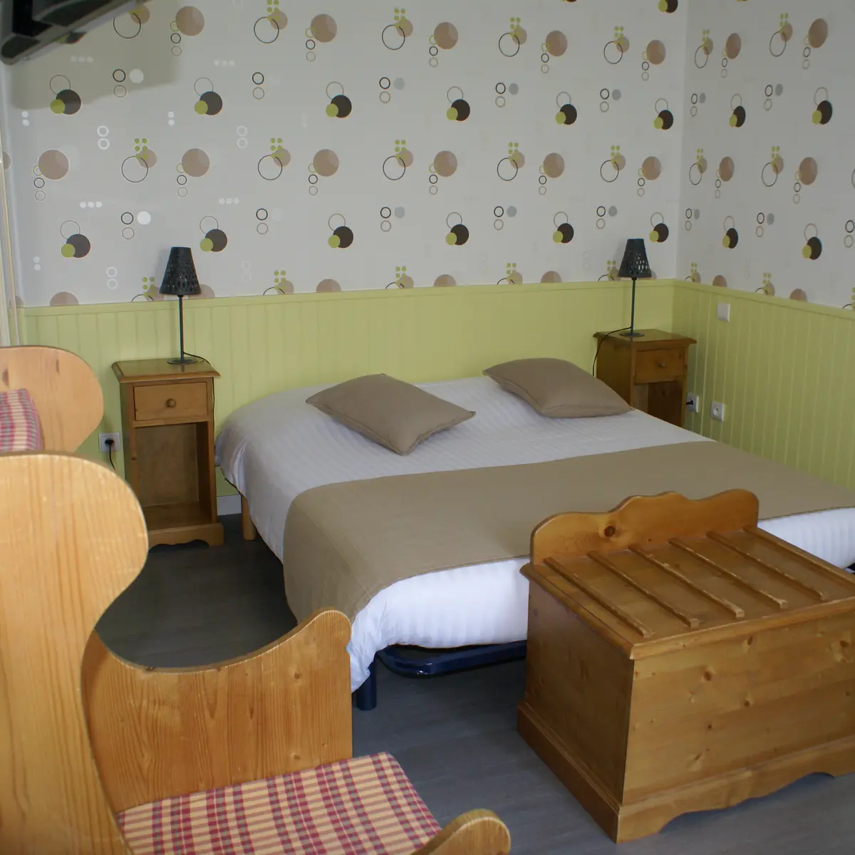 chambre double climatisée