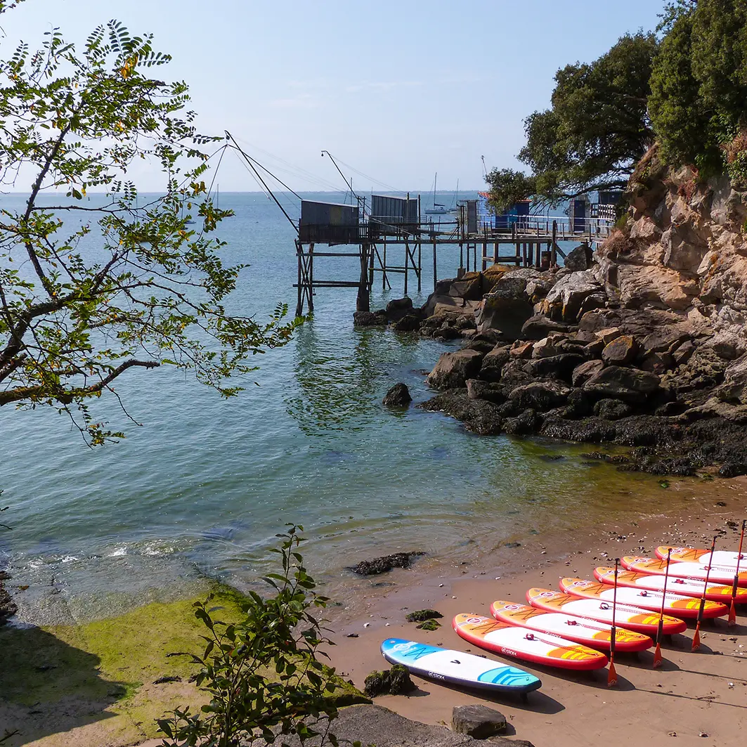 Départ balade paddle Saint-Nazaire