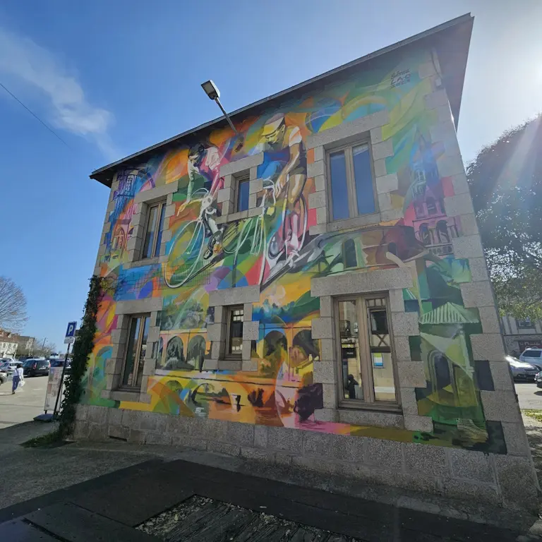 Hommage à Poupou à Saint-Léonard de Noblat à l'occasion du Tour de France 2023