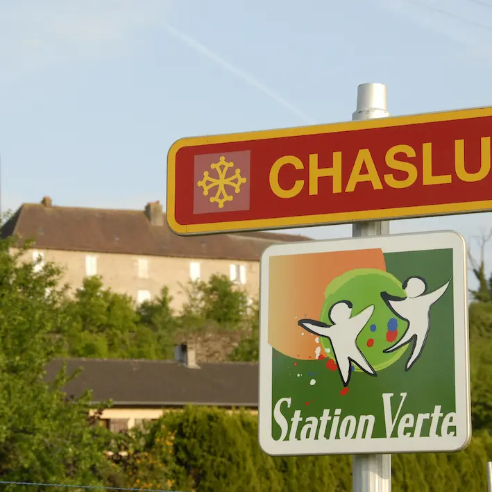 Panneau Chaslu‡ et chateau - copie