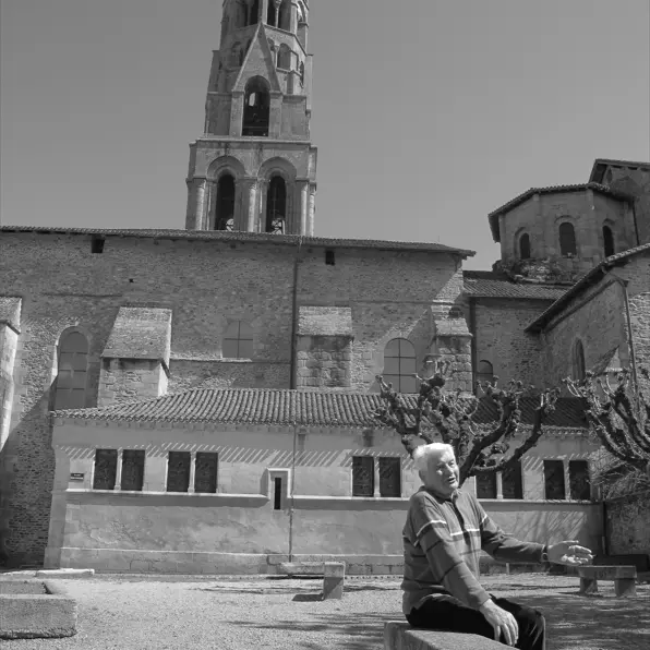 Raymond Poulidor et la Collégiale