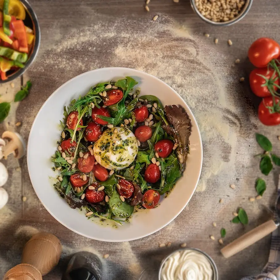 burrata pesto