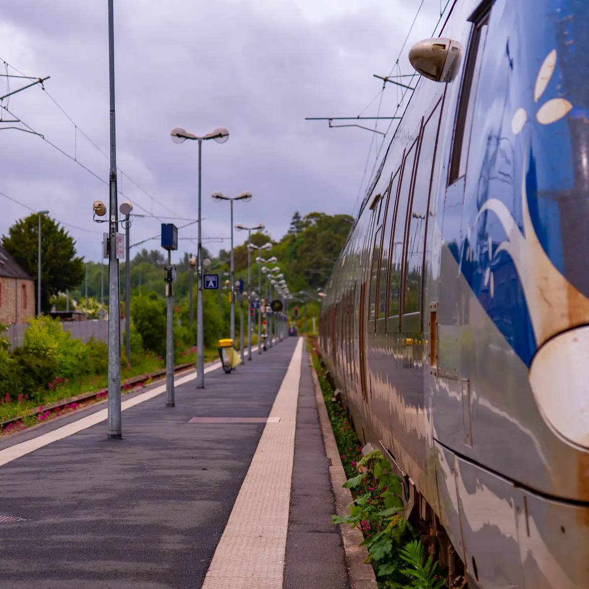 Quai gare de Lannion