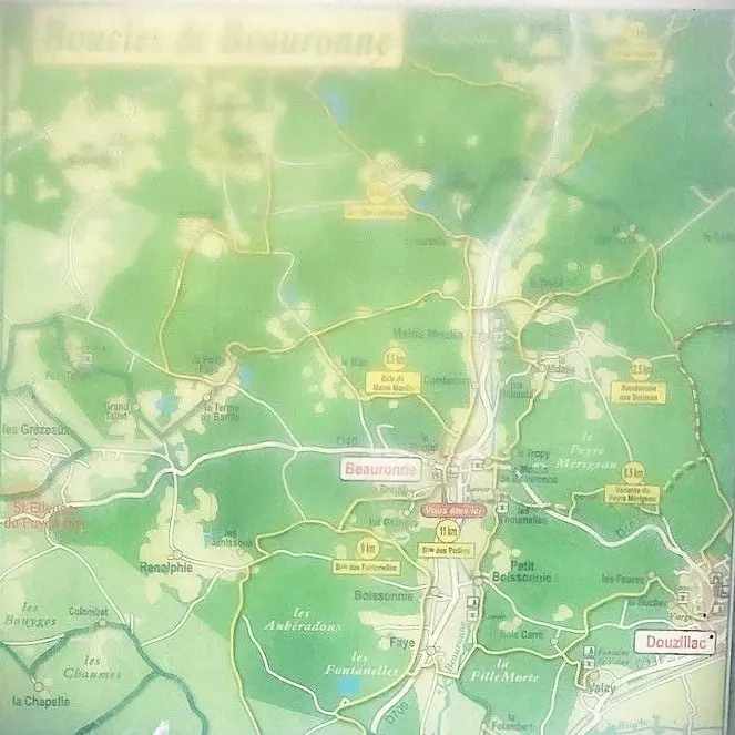 BEAURONNE-Boucle de Maine Moulin-Panneau d'info