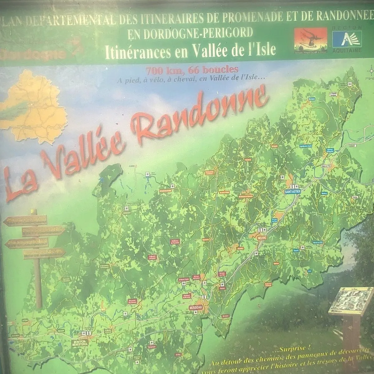 BEAURONNE-Boucle des Fontanelles-Panneau d'info