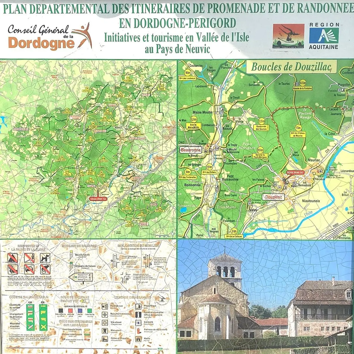DOUZILLAC-Randonnée de ssources-Panenau d'appel