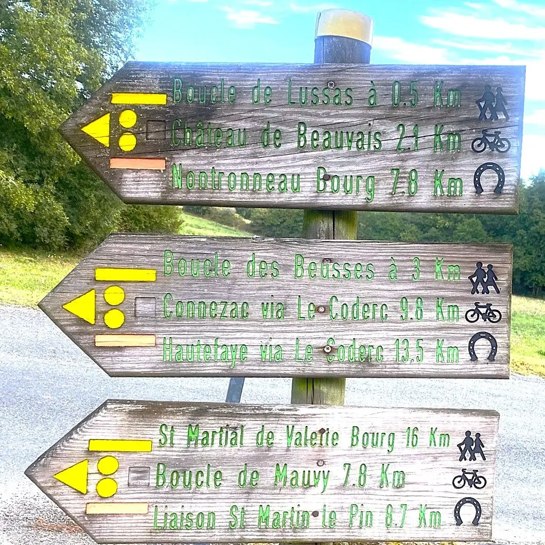 LUSSAS-ET-NONTRONNEAU-Boucle des Beusses-Signalétique