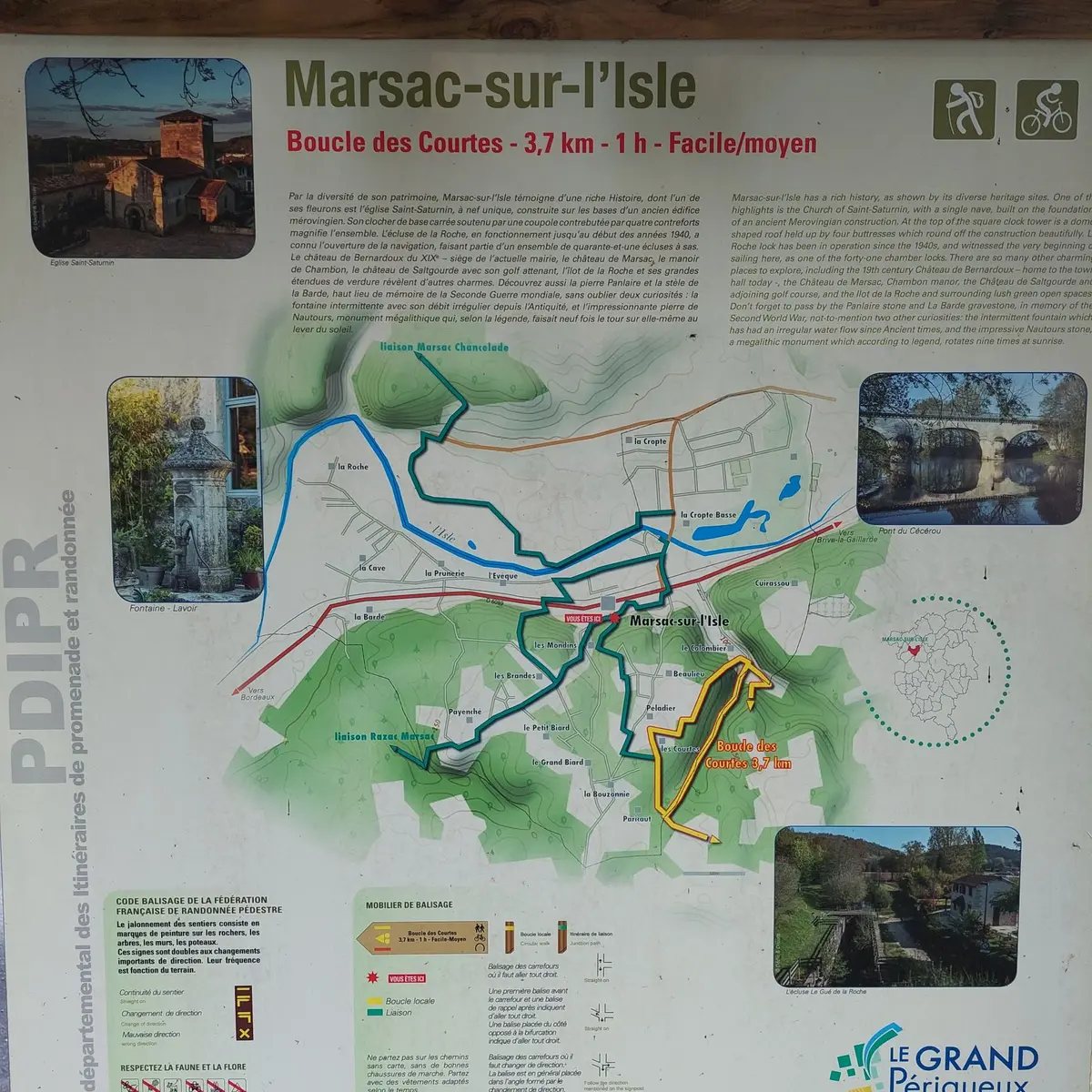 Marsac-Panneau d'appel