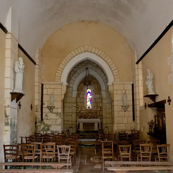 Nef de l'église Saint-Félix-de-Bourdeilles