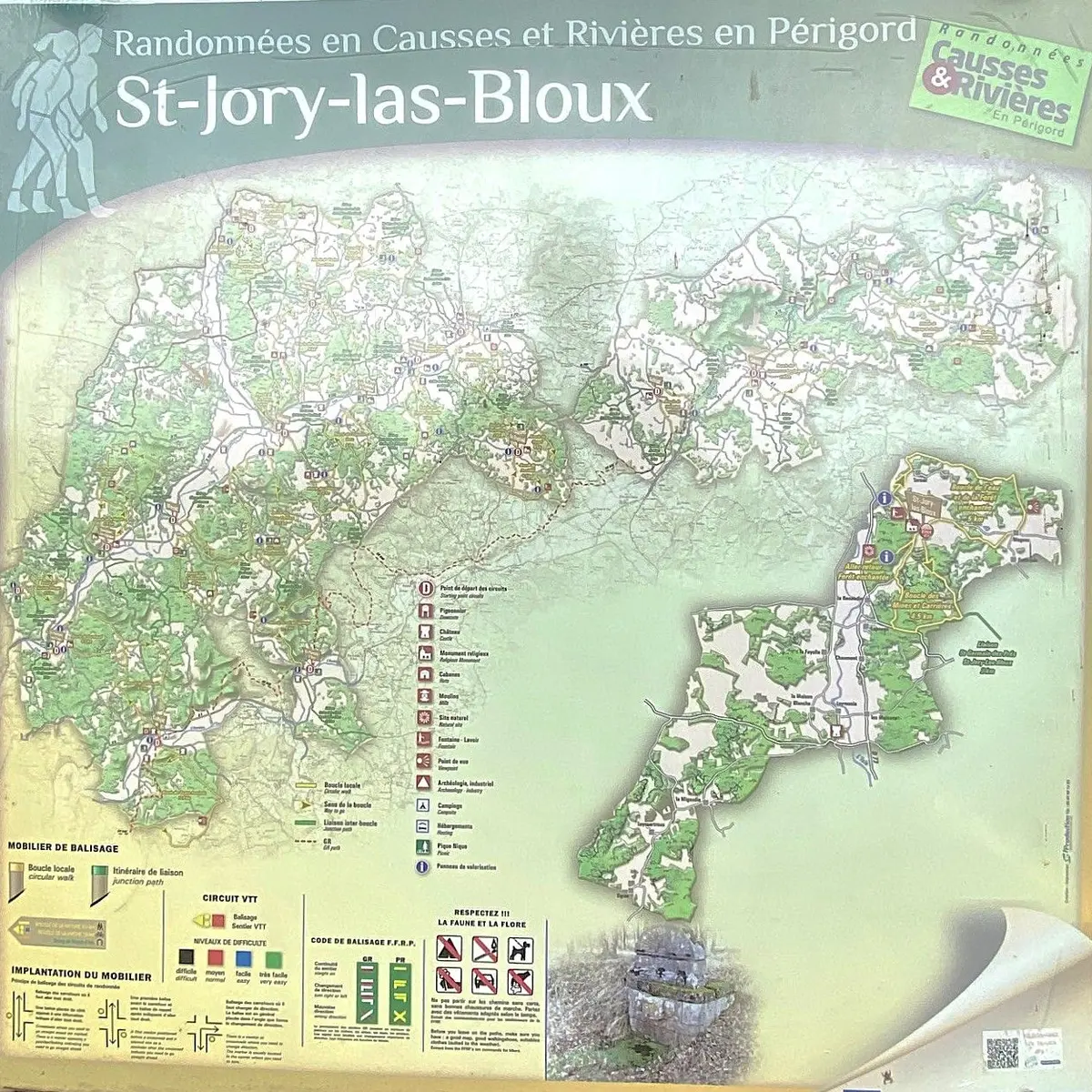 SAINT JORY LASBLOUX-Boucle de l'eau et de la forêt enchantée-Panneau d'appel