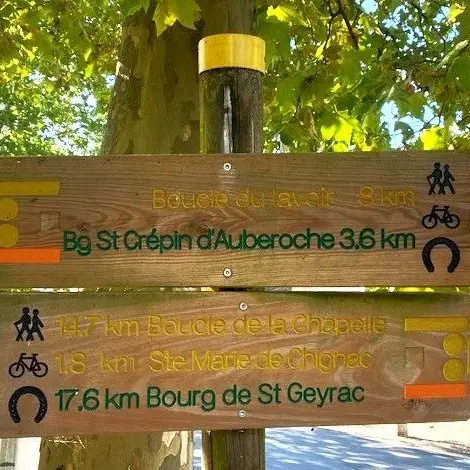 SAINT PIERRE DE CHIGNAC-Boucle du lavoir-Signalétique