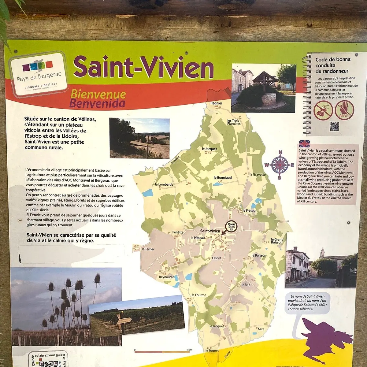 SAINT-VIVIEN-Boucle de St Vivien-Panneau d'appel