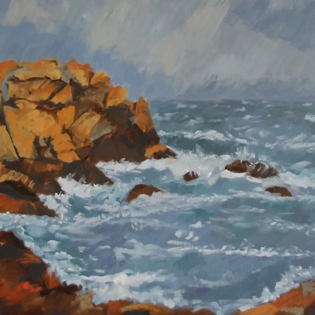 167-3 Ploumanac'h L'Arrivée du Grain 54x81 25M