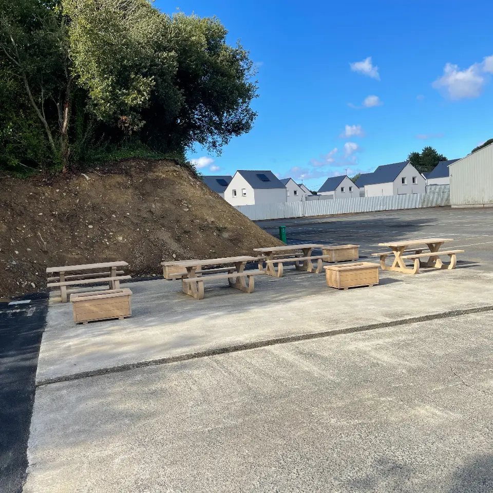 tables de pique-nique