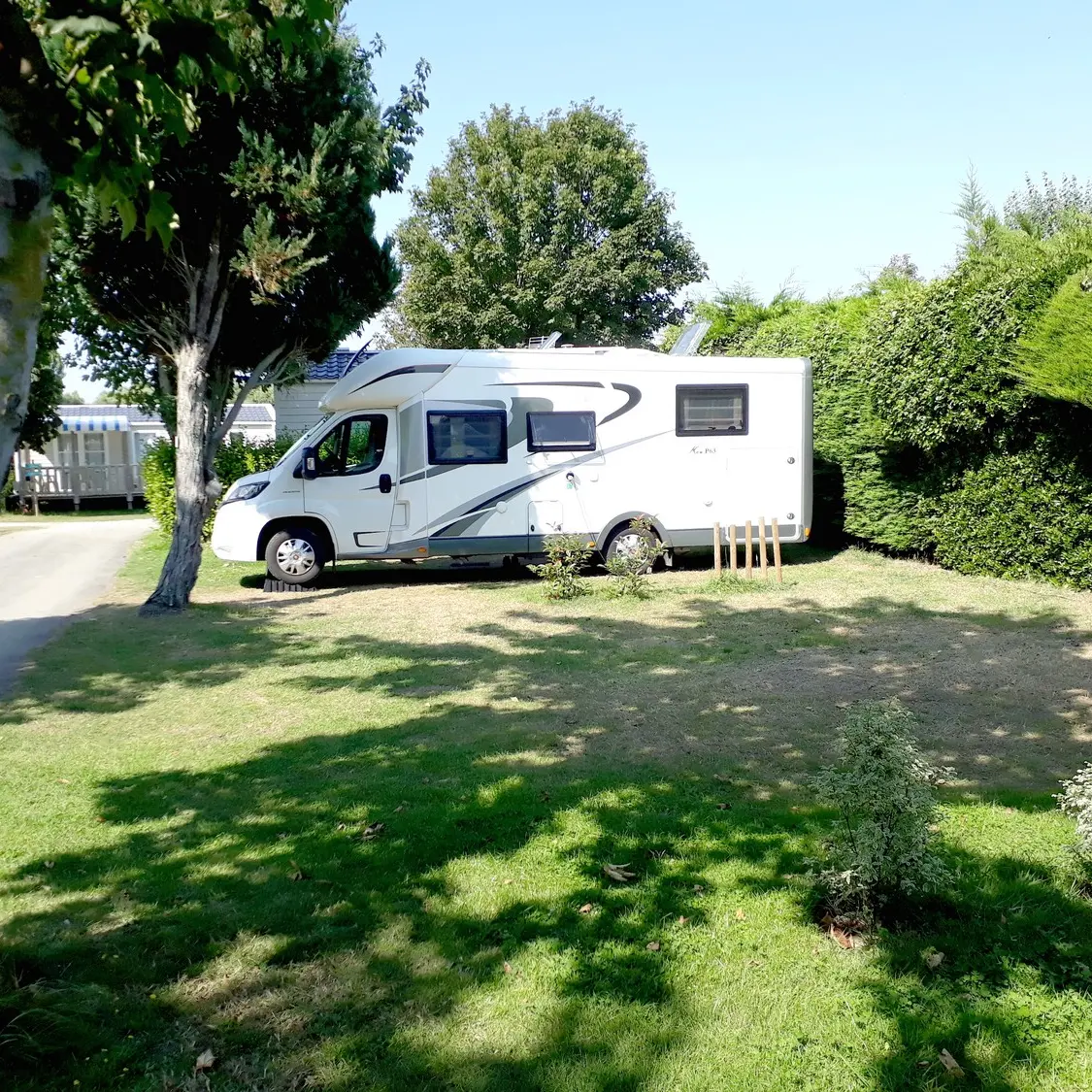 Aire camping-car - Camping Les Hortensias Loctudy - Pays Bigouden - Bigoudenjoy