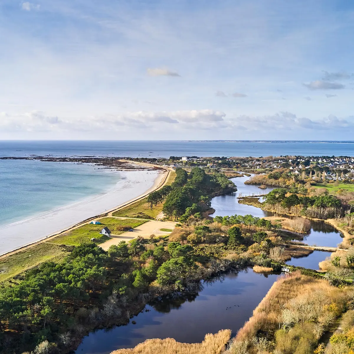 Plage et marais - Cleut Rouz