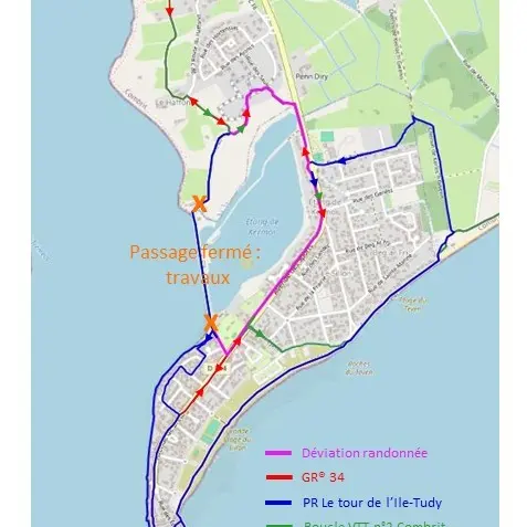 Boucle VTT n°2 Combrit - Combrit Sainte-Marine - Pays Bigouden