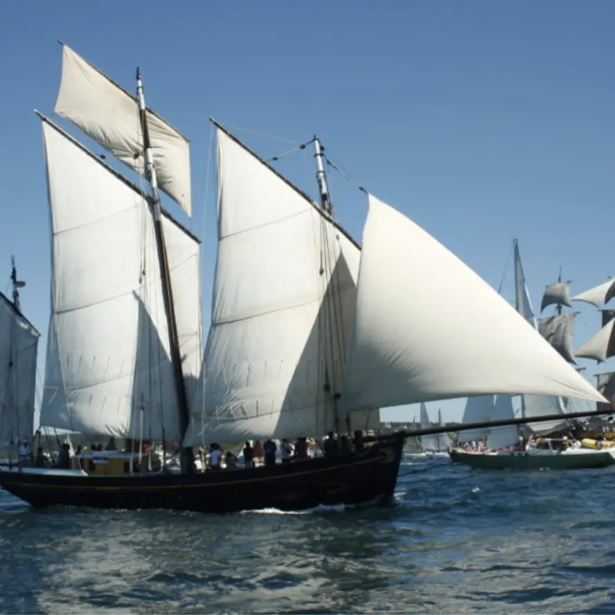 Croisière maritime  - Concarneau - Voilier Corentin - Lougre - 2