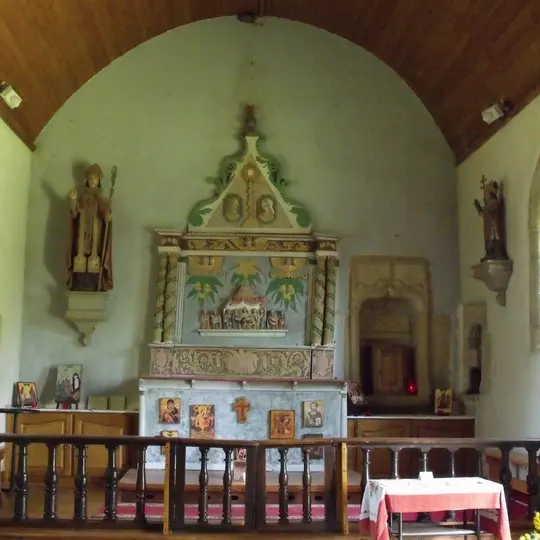 chapelle St Goulven intérieur GL