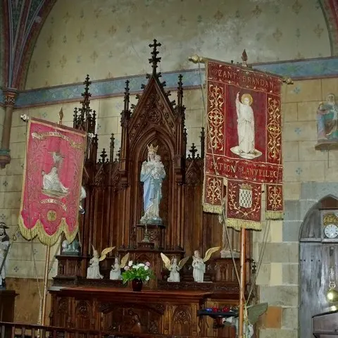 église St Brandan intérieur G. Leroi (1)