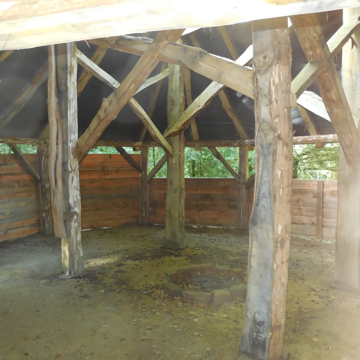 hutte sabotier intérieur