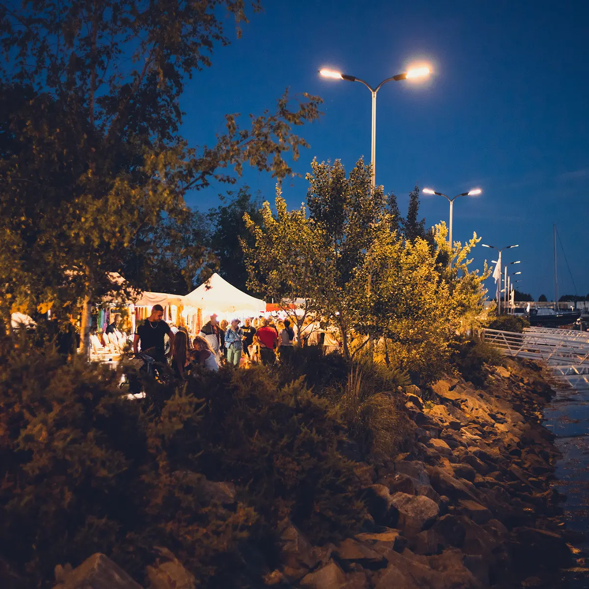 Marché nocturne de Port-La-Forêt