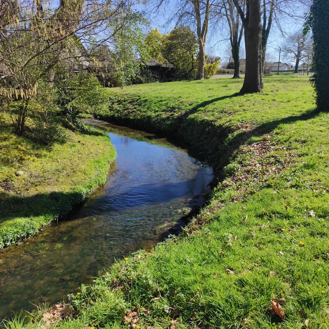 aire de pique nique - Uzein - le ruisseau