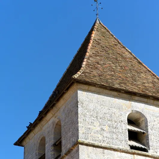 Eglise Saint-Etienne (Beaussac) clocher