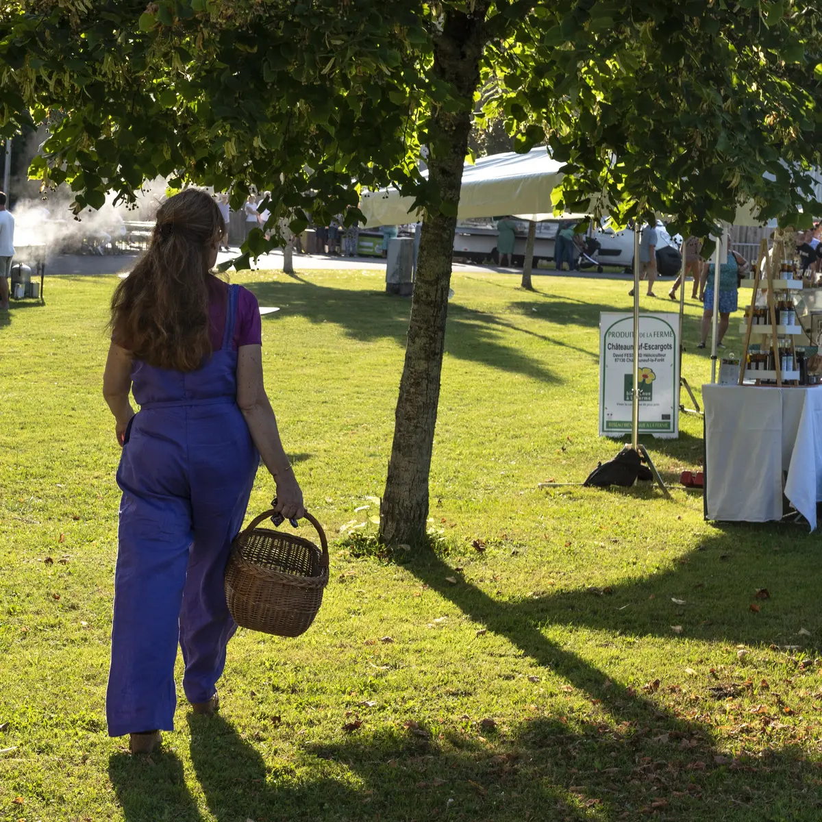 Marché des producteurs de Pays à Vicq sur Breuil.
