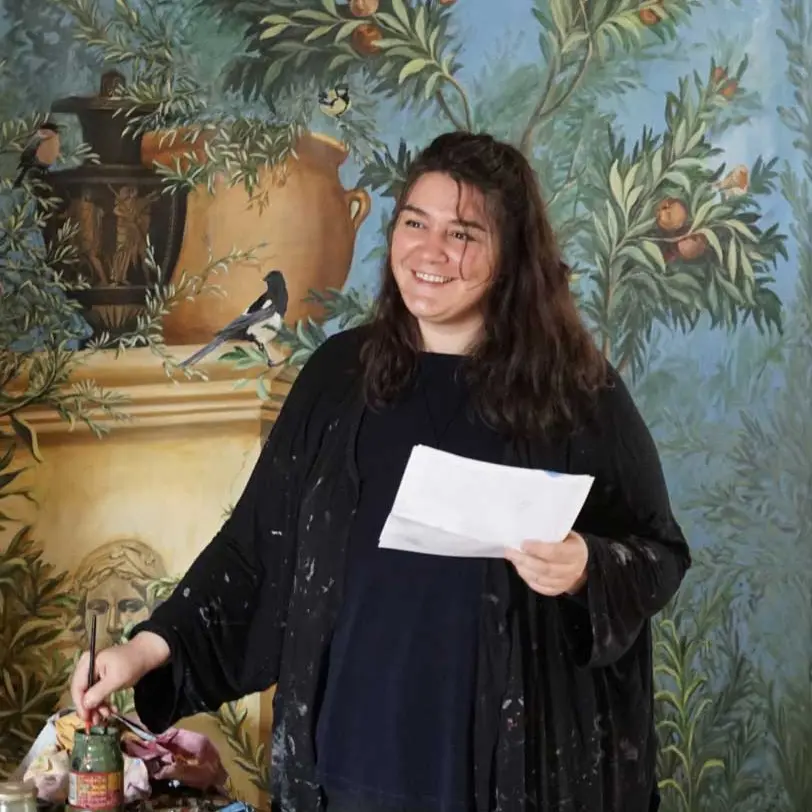 Le peintre et l'oiseau - Agathe Saumet-Roche