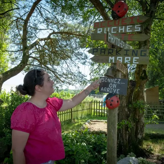 Arrivée aux Jardin des Coccinelles