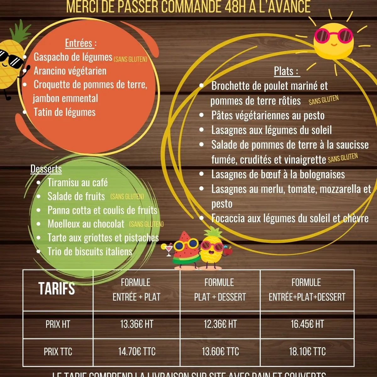 Carte Paniers Repas Juin