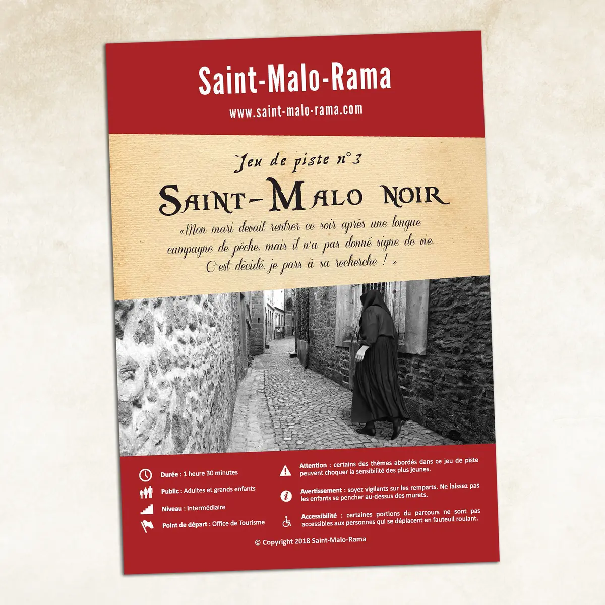 Jeu de piste n° 3 - Saint-Malo noir - Saint-Malo-Rama