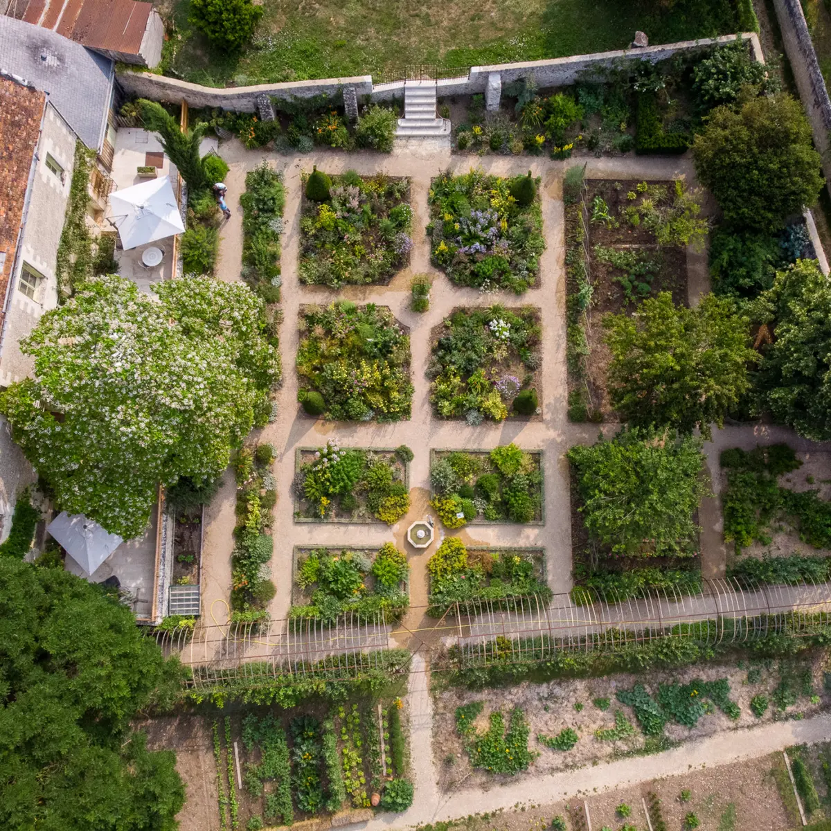 Jardin de Curé à Chédigny