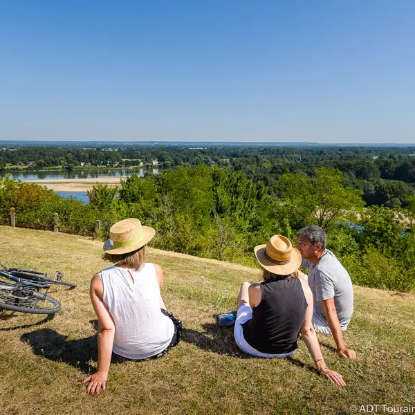 Panorama sur la confluence Vienne et Loire