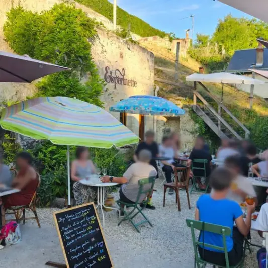 l'Esperluette-La terrasse