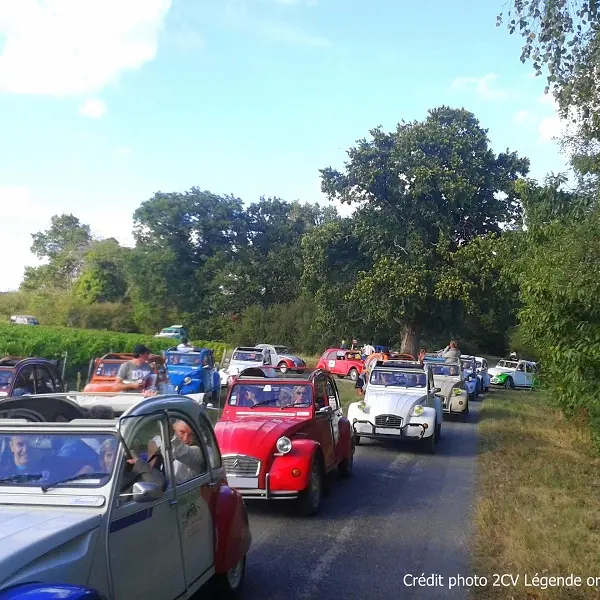 Rallye 2CV dans le vignoble de Touraine
