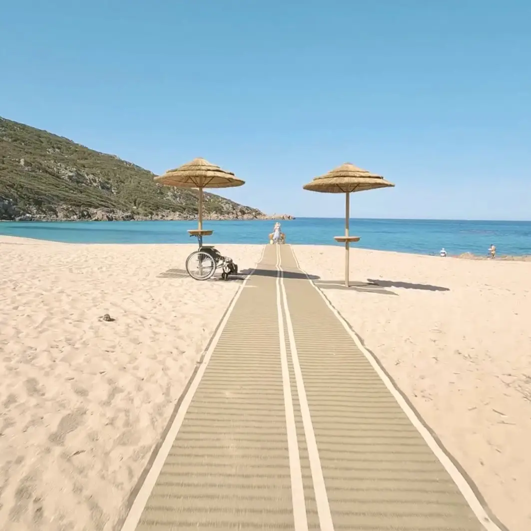 Plage de Tizzano - Accès PMR